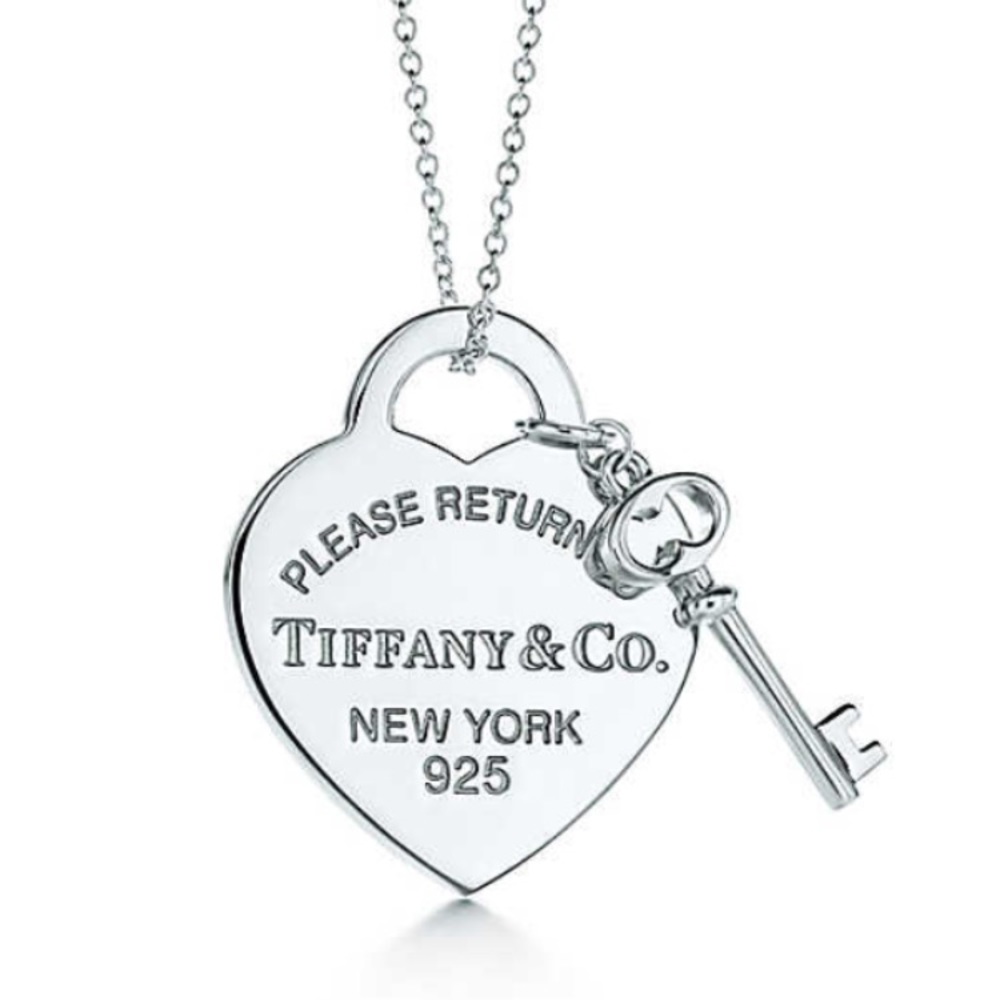 Tiffany Co Silver Return to Tiffany Heart Key